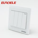 Good Guarantee PC White Color 4 Gang Wall Switch
