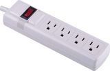 4 Outlets Power Strip Surge Protector with UL/cUL/ETL/cETL Approval and Customzied Feet Power Cord (90J)