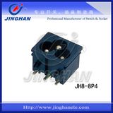 Black Smart Brand Jh8-8p4 AC Power Outlet Socket
