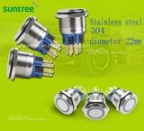 Diameter 22mm Momentary Push Button Switch