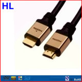 High Quality Dual Color Metal Casing Flat HDMI Cable China Supplier