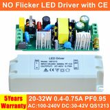 20-32W No Flicker Hpf LED Driver with Ce QS1213