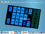 RoHS Conform Customized EL Backlit Membrane Switch Keypad