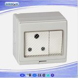 IP55 1 Gang Switch and 1 Gang South Africa Socket Waterprof Switch Socket