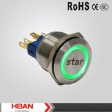 UL TUV ISO9001 22mm Pushbutton Switch Ring with Lamp