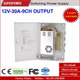 12V 30A 9CH Output CCTV Camera Switching Power Supply