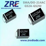 2A GS2a Thru GS2m General Purpose Rectifiers Diode SMA/Do-214AC Package