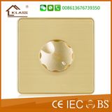 UK Standard Golden Color Modern Design Light Dimmer Switch