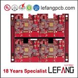 Red Solder 3oz Immersion Gold Thick Copper PCB Circuit Board