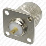 RF Connector So239 UHF Pl259 Male Plug 4 Holes 25mm Flange Solder Panel Mount