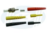 St Fiber Optic Connector with Various Color and Boots