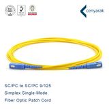 Sc to Sc PVC Jacket Sm Fiber Optic Patch Cord
