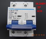 2p 63A DC250V MCB Circuit Breaker DC Switch Controller