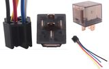 Socket Spdt 5pin 5wire & DC Car Vehicle 12V Volt 80A AMP Transparent Relay