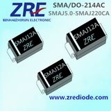400W Surface Mount Tvs Smaj5.0 Thru Smaj220ca Diode SMA/Do-214AC Package