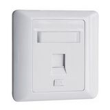 Single Port Faceplate/Wall Plate in 86 Types