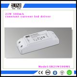 500mA Output 27V-42V 21W LED Power Supply, COB LED Chip, LED Fitting, 21W 24W LED Panel Driver, for LED Down Light