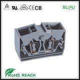 DIN Rail 254 Through Terminal Blcoks with Fixing Flanges of Front Entry