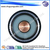 Medium Voltage Low Smoke Zero Halogen (LSZH) XLPE Insulated PE Sheathed Armored Electric Power Cable