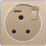 Pattern Design South Africa Standard Switch Socket with Neon
