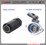 Waterproof Signal 9 Pin LED Display Connector for LED Screen