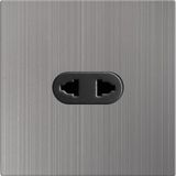 BS Approval 1 Gang 2 Pin Universal Socket