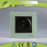 TUV Certified EU Standard Green Thoughened Glass French Socket Manufacturer