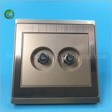 Two Broadband TV Socket Golden