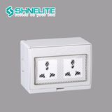 IP55 Outdoor Waterproof Socket 13A Double Mulit Socket