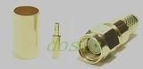 Rpsma Plug Reverse Polarity Type Gold Plated Crimp Cable H155