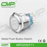 25mm IP67 Waterproof Electric Push Button Switch