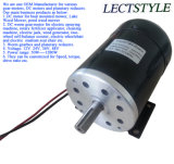 24V 350W Chain Driven Permanent Magnet DC Electric Motor with Bracket on Electric Trike Scooter