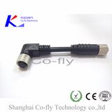 M8 4 Pin Straight- Elbow Female to Female Ce Molded Electrical Connector
