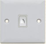 British Standard One Gang Internet/Telephone Socket