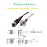 FTTH Waterproof Solutions Fiber Optic Odc Connector