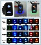 12V IP68 Brand Auto /Boat Laser Engraved Rocker Switch