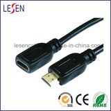 HDMI Cable, Male to Female Plug, 1080P