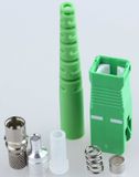 Sc/APC Simplex 2.0mm Fiber Optic Kits Connector with Green Boot