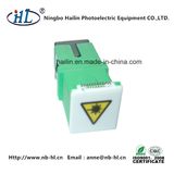 Sc Sm/APC Fiber Optic Adapter with Shutter