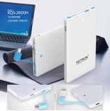 Less Than 2.5USD Ultra Thin Slim Credit Card 3000mAh Power Bank