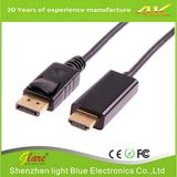 Displayport 1.2 Dp Male to HDMI Male Cable Support 3D