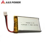 Rechargeable Lithium Polymer 1200mAh 3.7V Battery for Car Alarm System