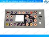 LED Membrane Keypad Control with Resin Rubber Buttons