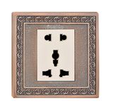 BS Standard Brass Wall Power Outlet