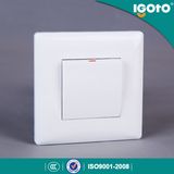 Europe Style Ce Certificate Wall Switch 1 Gang Switch