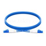 LC Upc to LC Upc Duplex Single Mode Fiber Optic Armored Cable