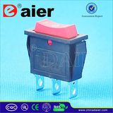 on-off-on Red Button Rocker Switch T85