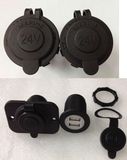 Narva Flush Mount Socket 2 USB Port Socket Marine Carvans