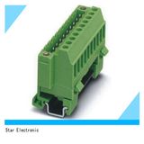 PA66 Male Green 10 Pin 3.81mm Terminal Block