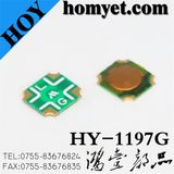 Manufacturer Round Button Tact Switch with 6*6*0.5mm 4pin SMD (HY-1197G)